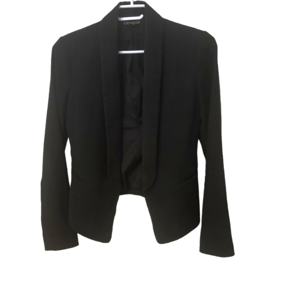 EXPRESS unfastened structured blazer